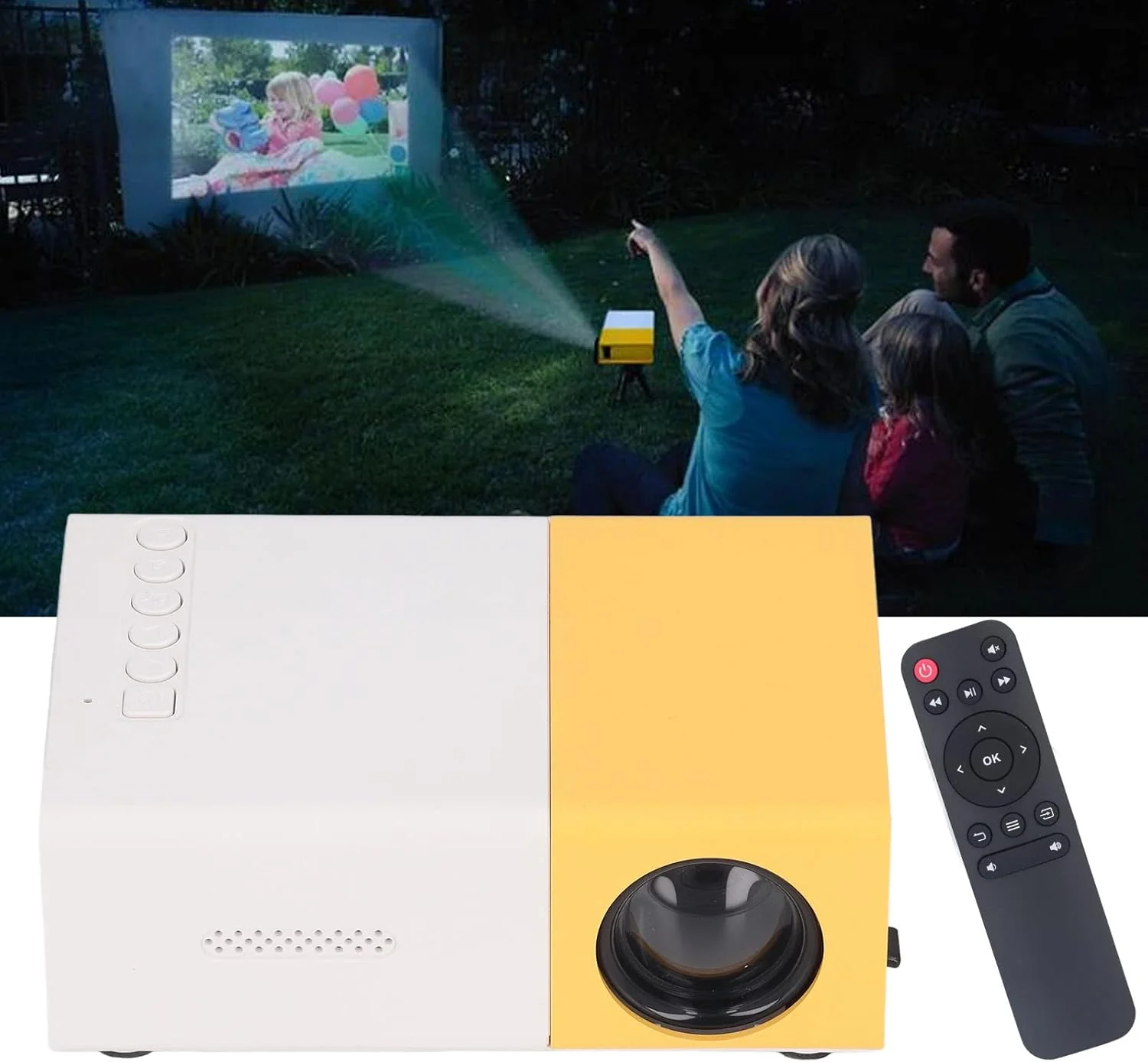 Mini Projecteur LED Portable Full HD 1080p-GA - Image 8